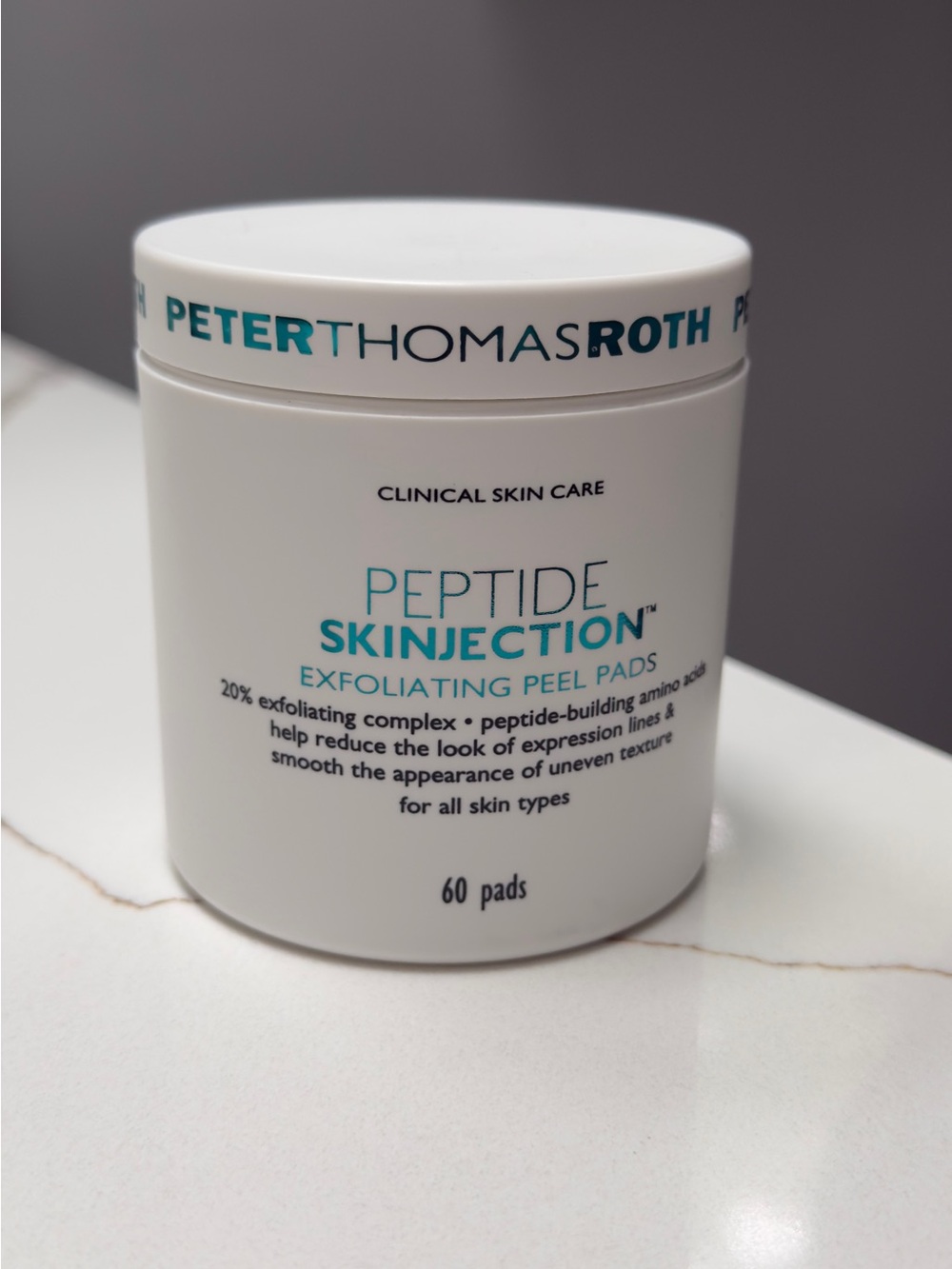 Peter Thomas Roth Peptide Skinjection Exfoliating Peel Pads - 60 count